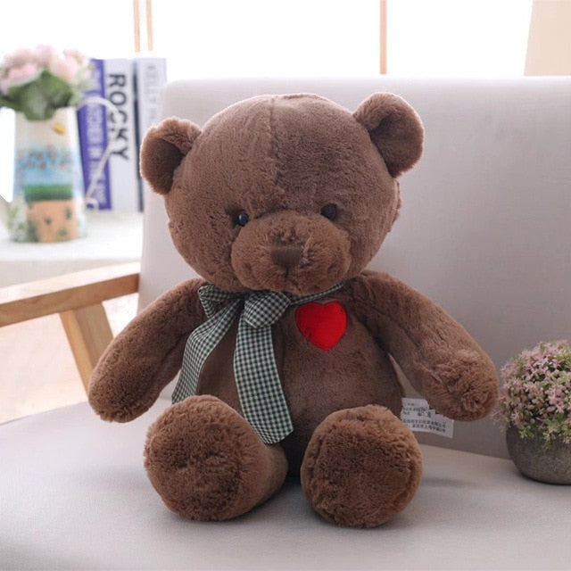 Lovely Teddy Bear Plush Toys Stuffed Cute Bear with Heart