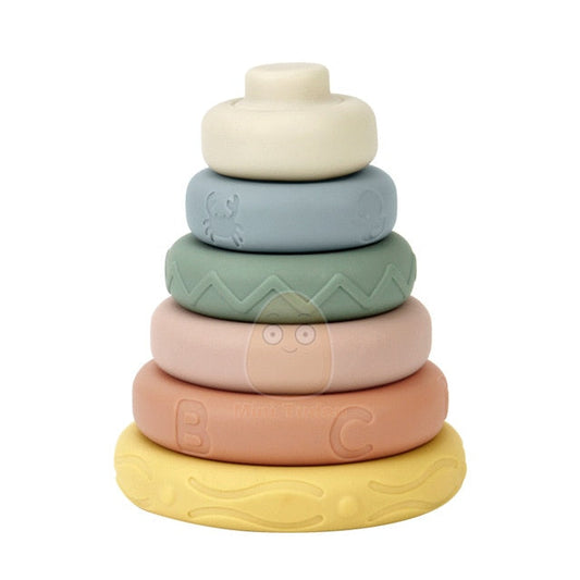 Sensory Silicone Educational Building Blocks