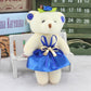 6PCS Kawaii Small Teddy Bears key pendant