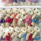 6PCS Kawaii Small Teddy Bears key pendant