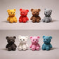 Plastic Teddy Bear Miniature Fairy Easter Animal