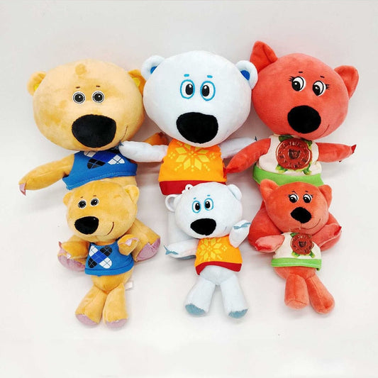 1PC Baby Cute Teddy Bear Plush Toys Keychain