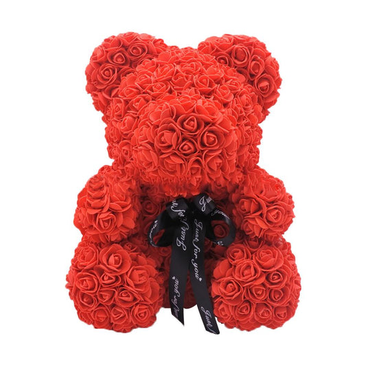 Hot Valentine's Day Artificial Flower Rose Teddy Bear