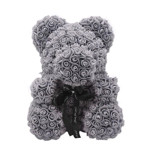Hot Valentine's Day Artificial Flower Rose Teddy Bear