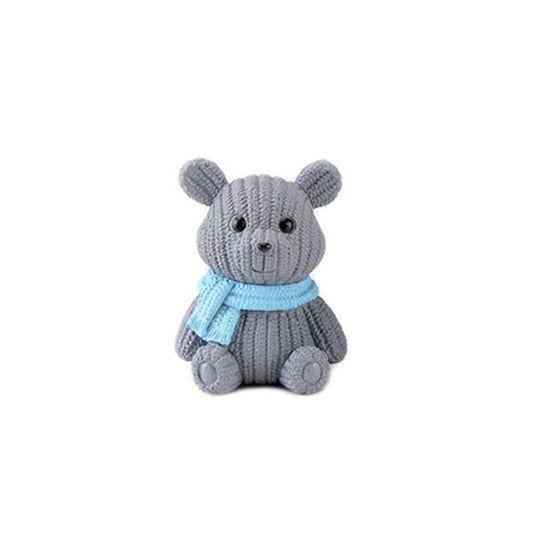 Plastic Teddy Bear Miniature Fairy Easter Animal