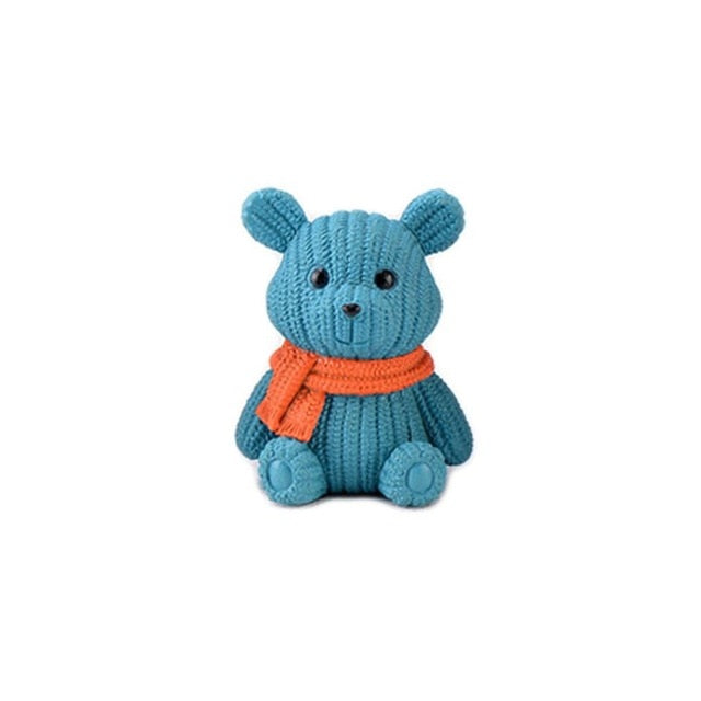 Plastic Teddy Bear Miniature Fairy Easter Animal