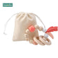 1PC Silicone Beads Feather Wooden Teether