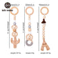 1SET- 4PCS Play Gym Wooden Beads Beech leaf Pendant