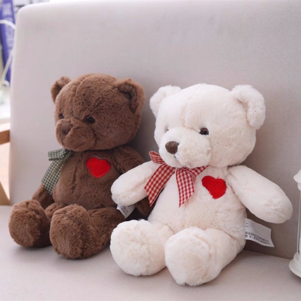 Lovely Teddy Bear Plush Toys Stuffed Cute Bear with Heart