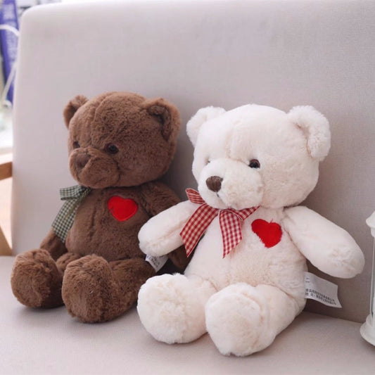 Lovely Teddy Bear Plush Toys Stuffed Cute Bear with Heart