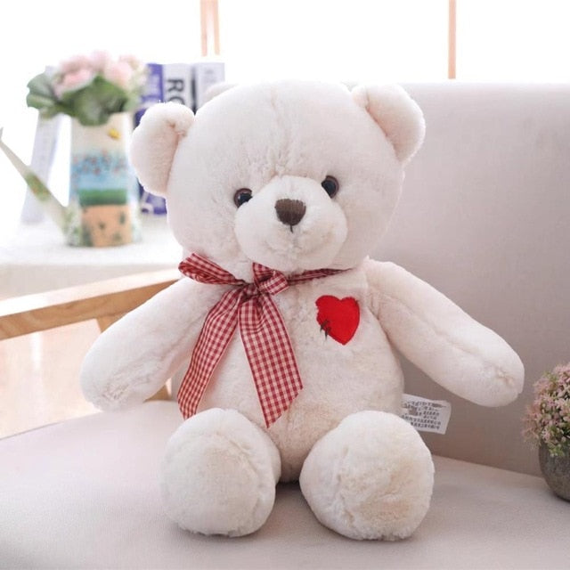 Lovely Teddy Bear Plush Toys Stuffed Cute Bear with Heart
