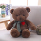 Lovely Teddy Bear Plush Toys Stuffed Cute Bear with Heart