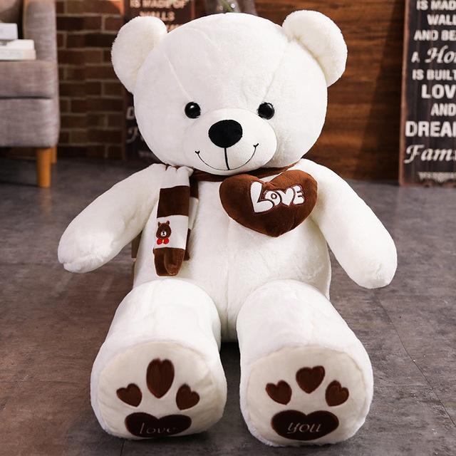 Huggable High Quality 4 Colors Teddy Bear With Scarf