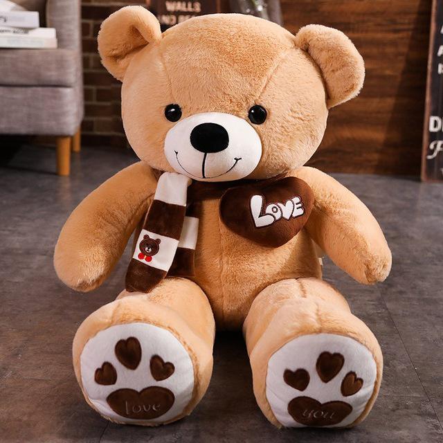 Huggable High Quality 4 Colors Teddy Bear With Scarf