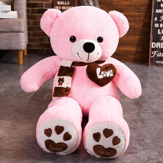 Huggable High Quality 4 Colors Teddy Bear With Scarf