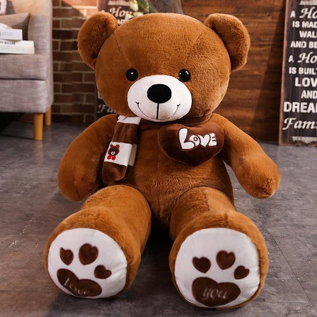 Huggable High Quality 4 Colors Teddy Bear With Scarf