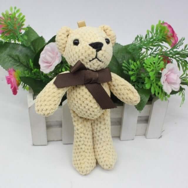 16cm Funny Mr Bean Stuffed & Plush Teddy Bear Keychain