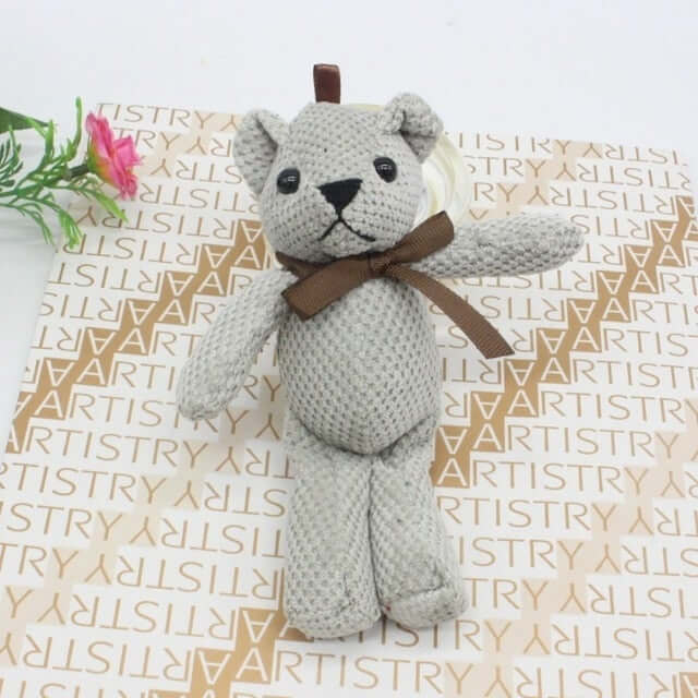 16cm Funny Mr Bean Stuffed & Plush Teddy Bear Keychain