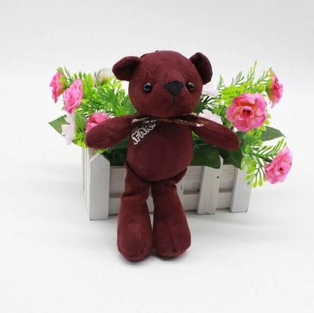 16cm Funny Mr Bean Stuffed & Plush Teddy Bear Keychain