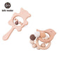 Baby Toys Teether Wooden Rattles Bracelet