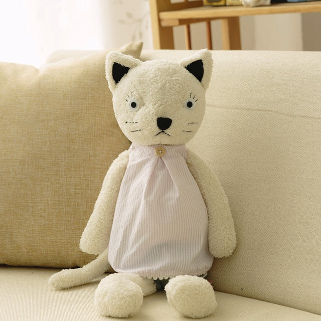 Cute Dressing Cats Bears Pigs Plush Dolls