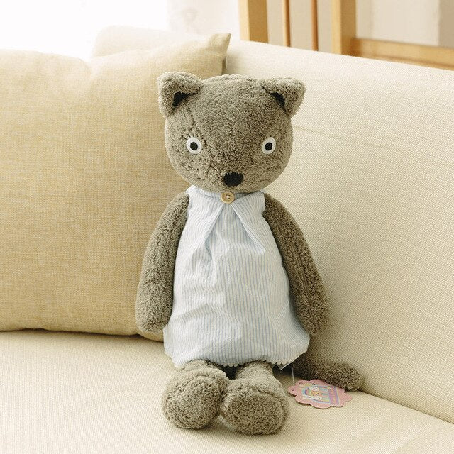 Cute Dressing Cats Bears Pigs Plush Dolls