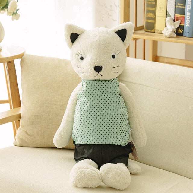 Cute Dressing Cats Bears Pigs Plush Dolls