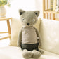 Cute Dressing Cats Bears Pigs Plush Dolls