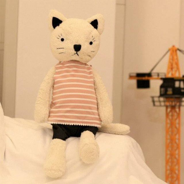 Cute Dressing Cats Bears Pigs Plush Dolls