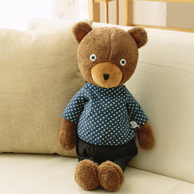Cute Dressing Cats Bears Pigs Plush Dolls
