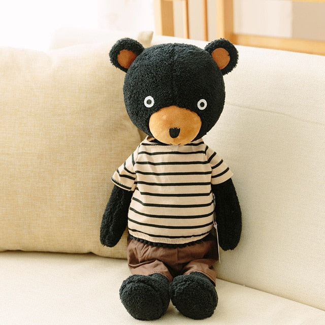 Cute Dressing Cats Bears Pigs Plush Dolls