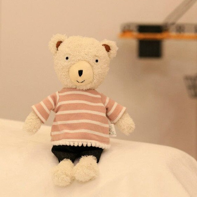 Cute Dressing Cats Bears Pigs Plush Dolls