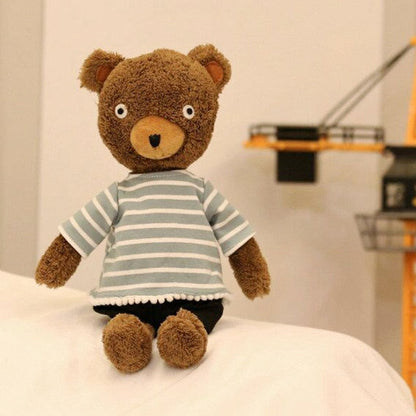 Cute Dressing Cats Bears Pigs Plush Dolls