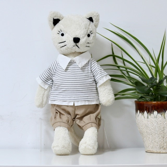 Cute Dressing Cats Bears Pigs Plush Dolls
