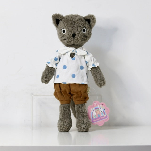 Cute Dressing Cats Bears Pigs Plush Dolls