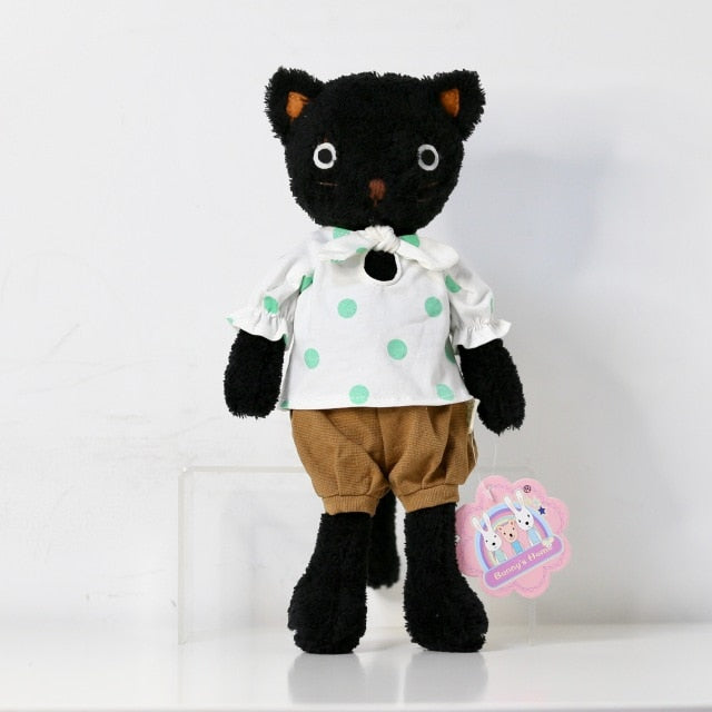 Cute Dressing Cats Bears Pigs Plush Dolls