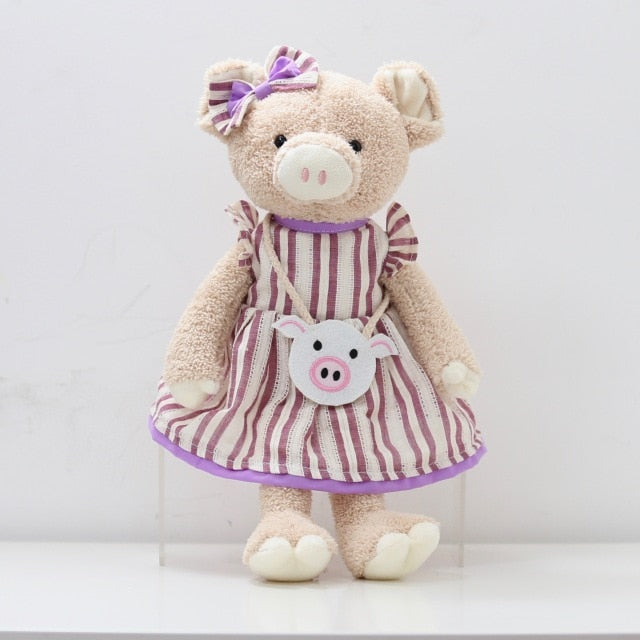 Cute Dressing Cats Bears Pigs Plush Dolls
