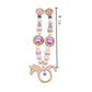 Wooden Personalize Silicone Bead Cloud Baby Toy