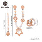 Personalize Silicone Bead Pacifier Chain Chewable Silicone Rattle Baby Toy