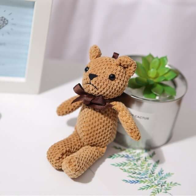 16CM Cute Teddy Bear Stuffed Plush Toys