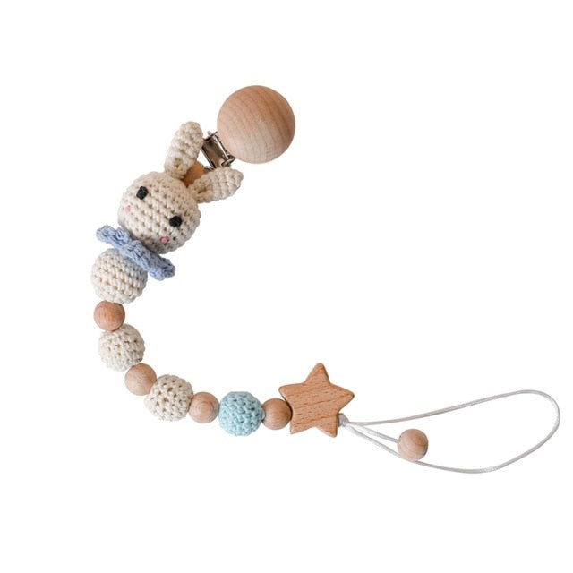 Crochet Elephant Series Bib And Baby Rattle Teethers