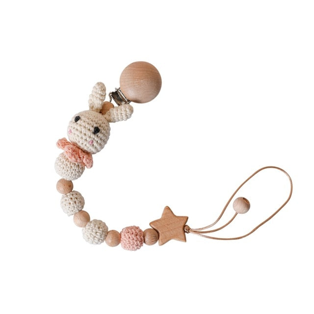 Crochet Elephant Series Bib And Baby Rattle Teethers