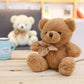 Fluffy Adorable Soft Brown and White Stuffed Teddy Bear