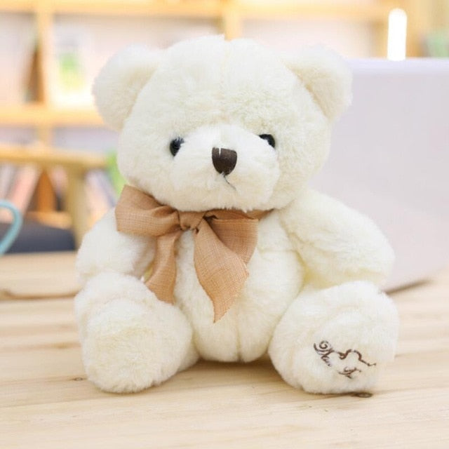 Fluffy Adorable Soft Brown and White Stuffed Teddy Bear