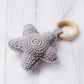 1PC Baby Rattle Safe Wooden Toys