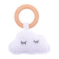 1PC Baby Rattle Safe Wooden Toys
