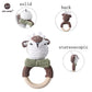 1PC Baby Rattle Safe Wooden Toys