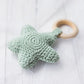 1PC Baby Rattle Safe Wooden Toys