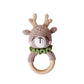 1PC Baby Rattle Safe Wooden Toys