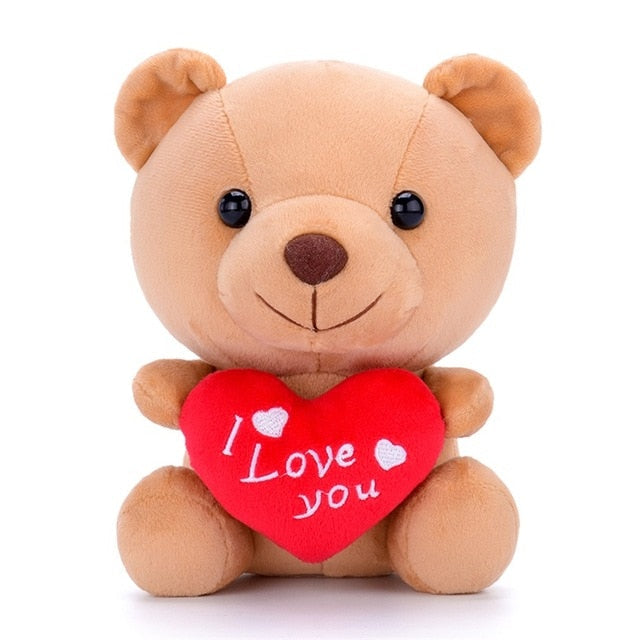 Gloveleya Plush Teddy Bear Doll with Heart